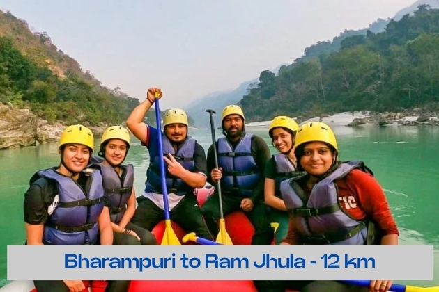 12km Rafting in Rishikesh