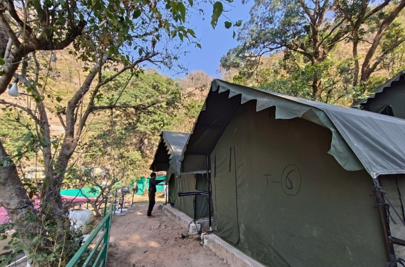 Alpine adventure camping near Ganga