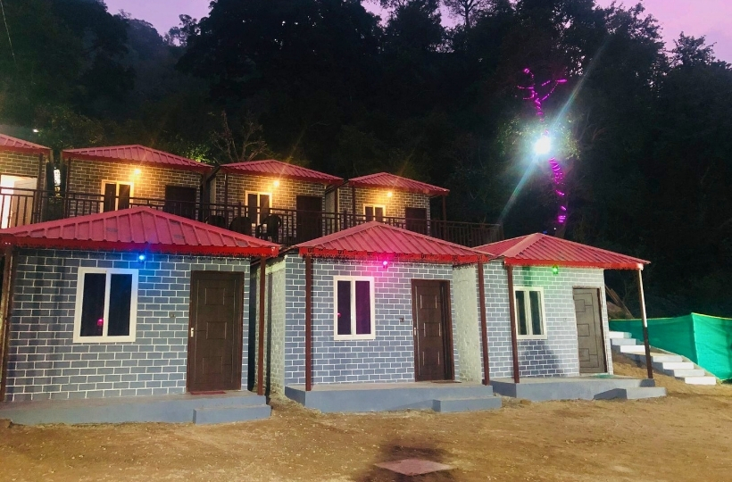 Premium luxury camping with pool